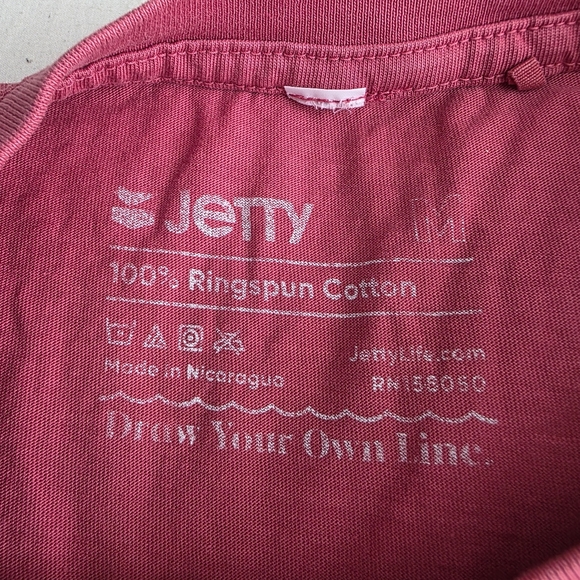 Jetty Embroidered Raspberry T-shirt M - Picture 4 of 4